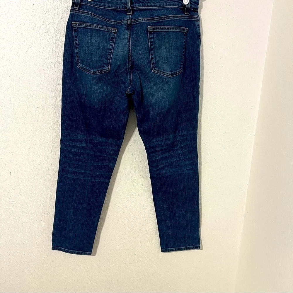 Eileen Fisher Women’ Straight Leg Jeans Cotton 8P Dark Wash Blue Business Casual - Picture 3 of 5